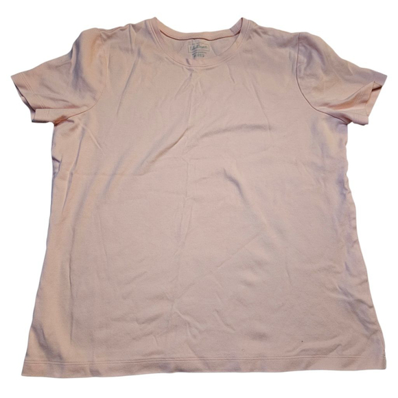 L.L. Bean Medium White Pink Crew Tee Bundle - Picture 6 of 10